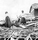 USA: The 1900 Galveston Hurricane. 'Two women trying to find where their home stood', 1900
